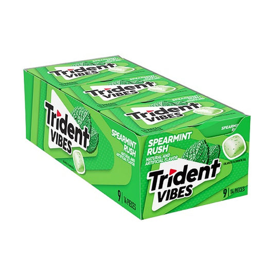 Trident Vibes Spearmint Rush Sugar-Free Gum 14pc Packs