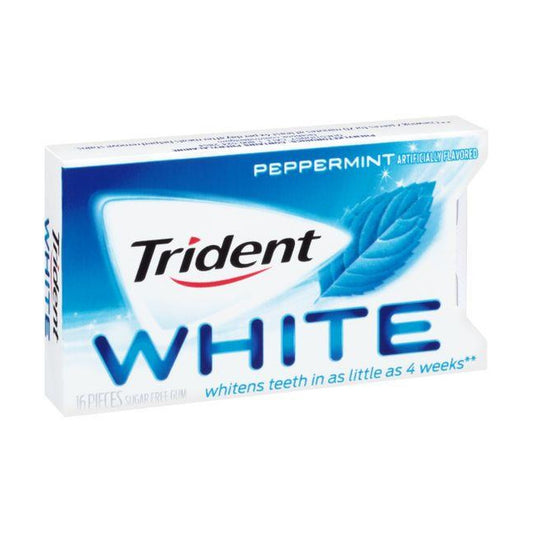 Trident White Peppermint Sugar-Free Gum 16pc Packs