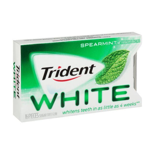 Trident White Spearmint Sugar-Free Gum 16pc Packs