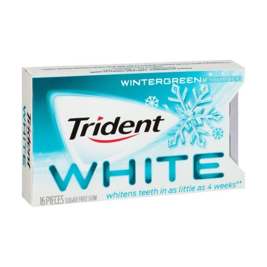 Trident White Wintergreen Sugar-Free Gum 16pc Packs