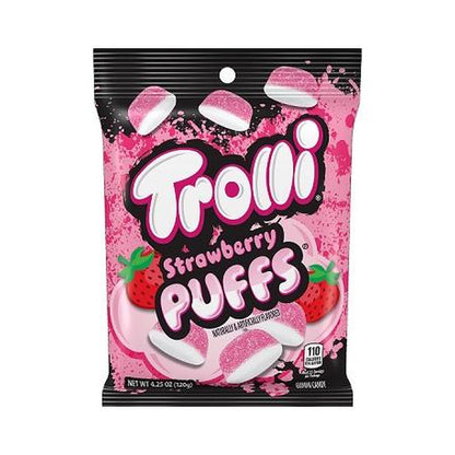 Trolli Strawberry Puffs 4.25oz Bags