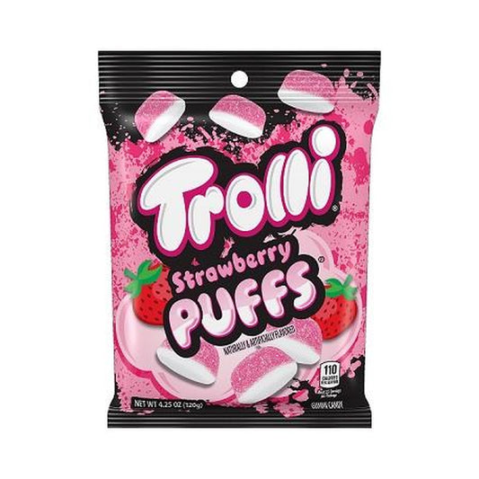 Trolli Strawberry Puffs 4.25oz Bags