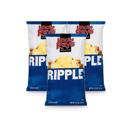 Uncle Ray's Ripple Chips 8.5oz 3-Pack