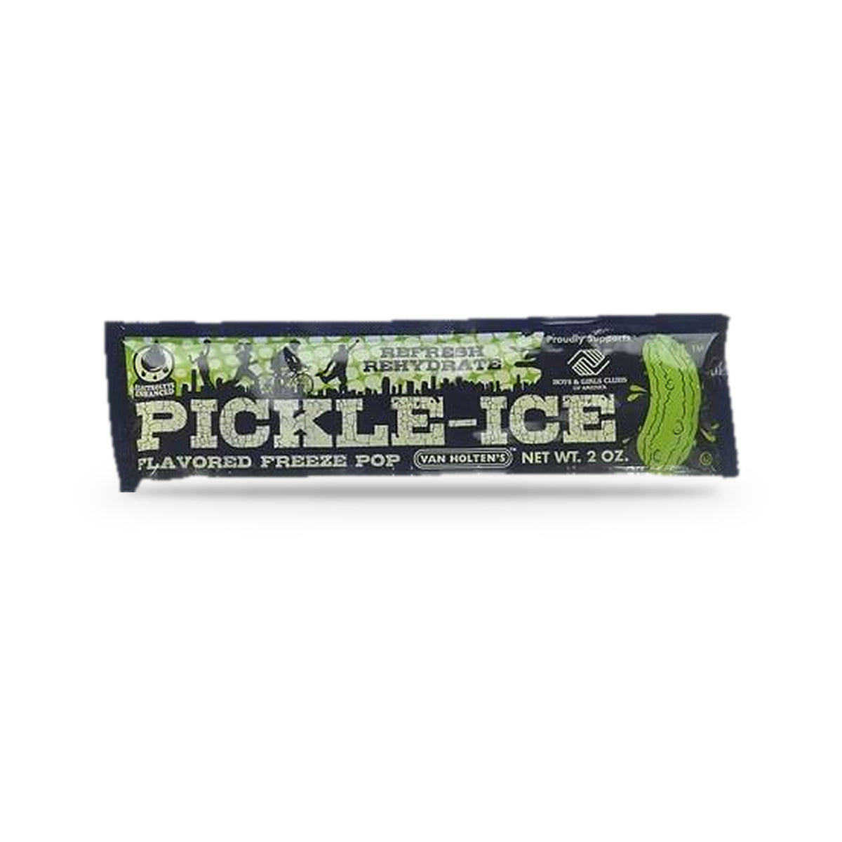 Van Holten's Pickle-Ice Pickle Flavored Freeze Pops 2 fl oz, single 2 fl oz freeze pop