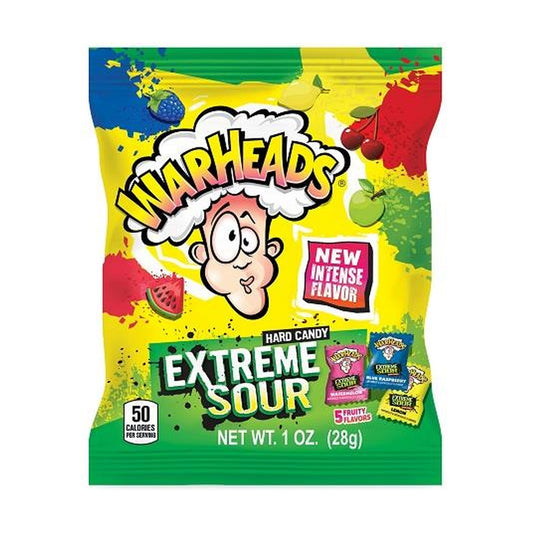 Warheads Extreme Sour Hard Candy 1oz 12ct Box