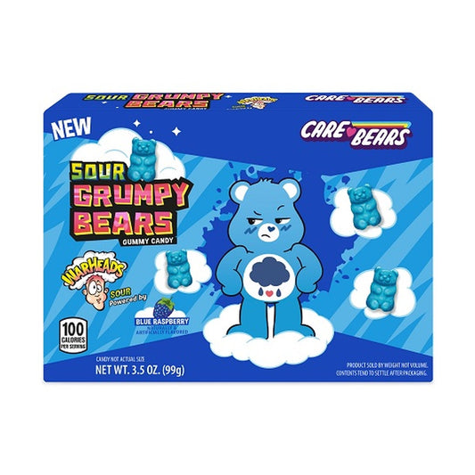 Warheads Sour Grumpy Bears 3.5oz Theater Boxes