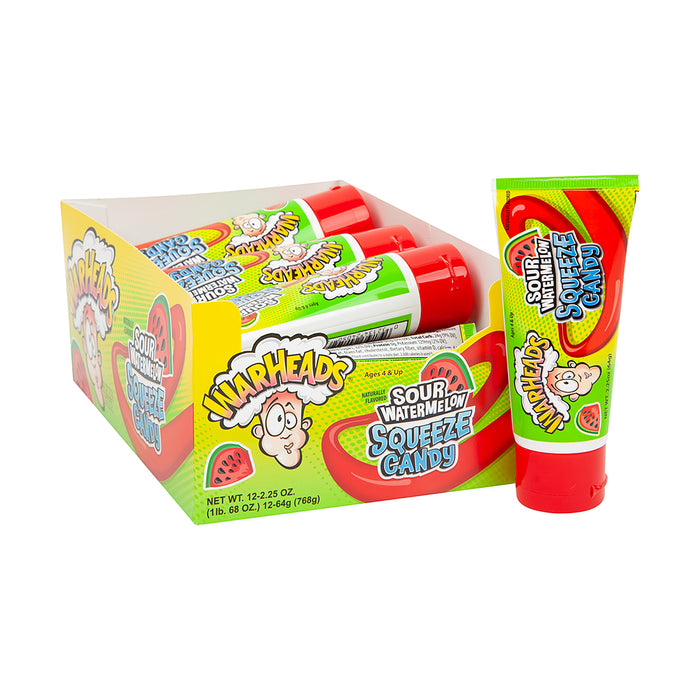 Warheads Squeeze Candy Sour Watermelon 2.25oz