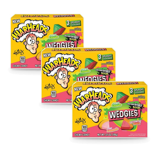 Warheads Wedgies 3.5oz Boxes 3-Pack