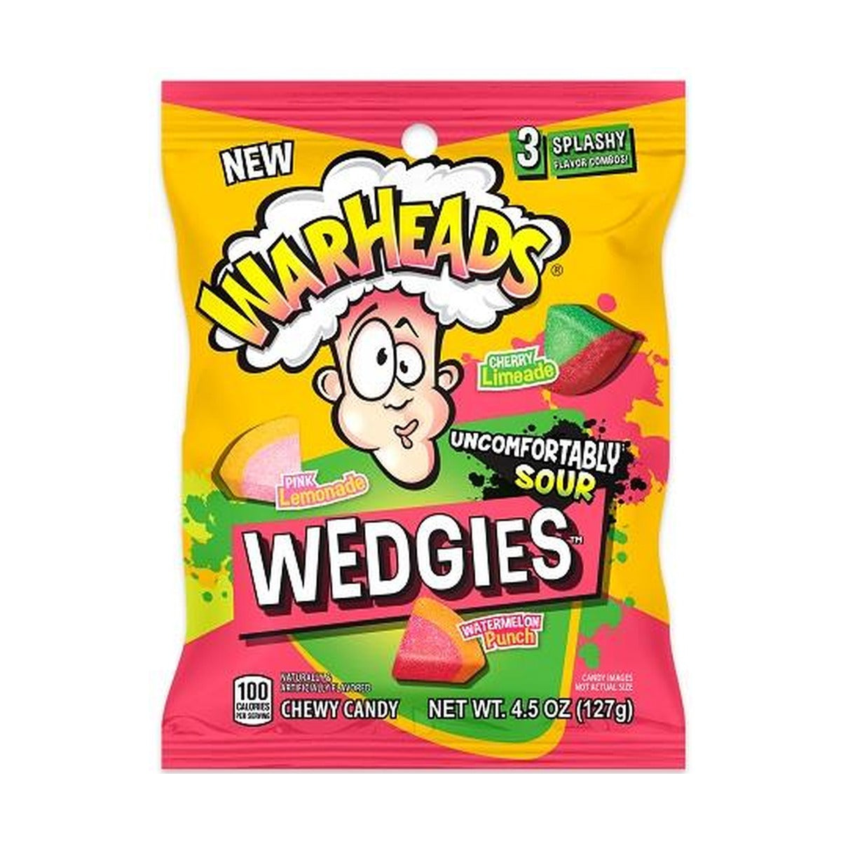 Warheads Wedgies 4.5oz Peg Bags