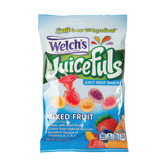 Welch's Juicefuls Mixed Fruit Fruit Snacks 4oz single