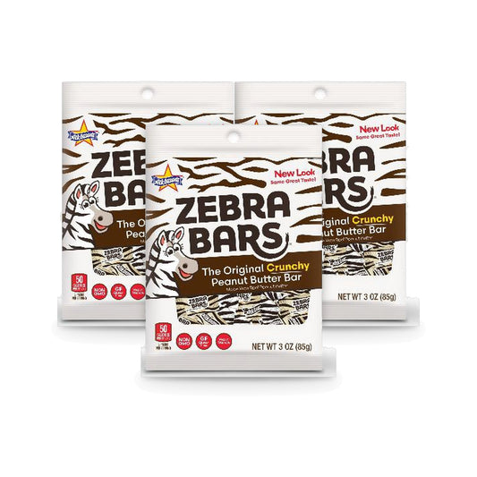 Zebra Bars 3oz Peg Bag 3-Pack